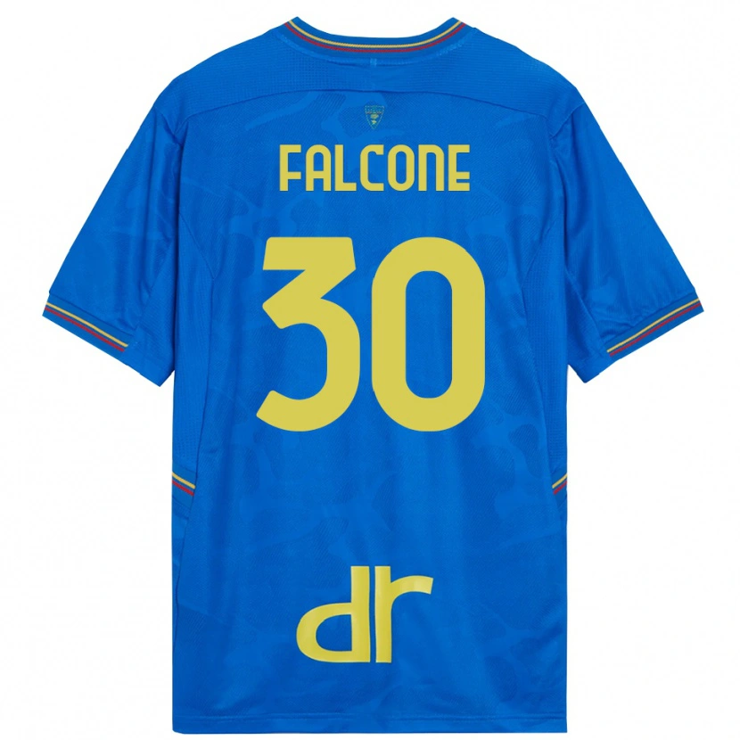 Danxen Børn Wladimiro Falcone #30 Kongeb Blå Brun Målmandstrøje 2025/26 Trøje T-shirt