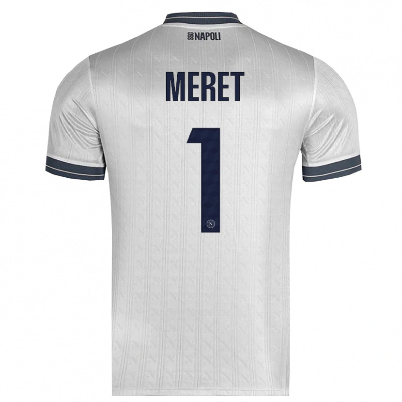 Danxen Børn Alex Meret #1 Lysegrå Målmandstrøje 2025/26 Trøje T-shirt