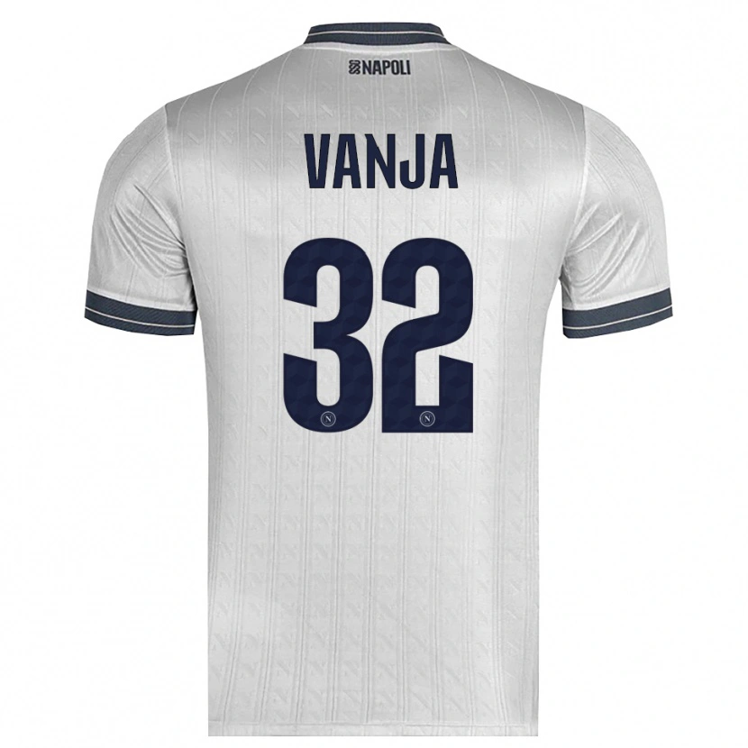 Danxen Børn Vanja Milinković-Savić #32 Lysegrå Målmandstrøje 2025/26 Trøje T-shirt