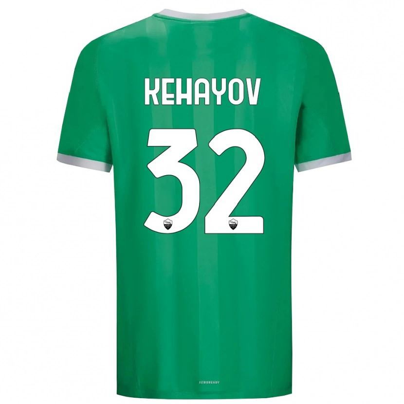 Danxen Børn Atanas Kehayov #32 Grøn Hvid Målmandstrøje 2025/26 Trøje T-shirt