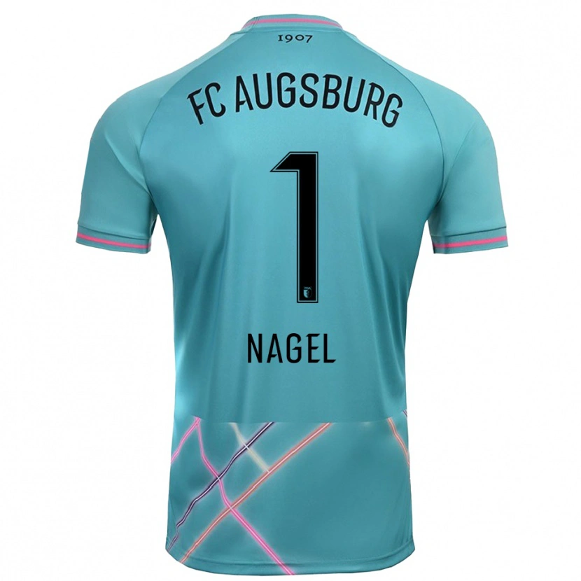 Danxen Børn Timo Nagel #1 Lys Havgrøn Målmandstrøje 2025/26 Trøje T-shirt