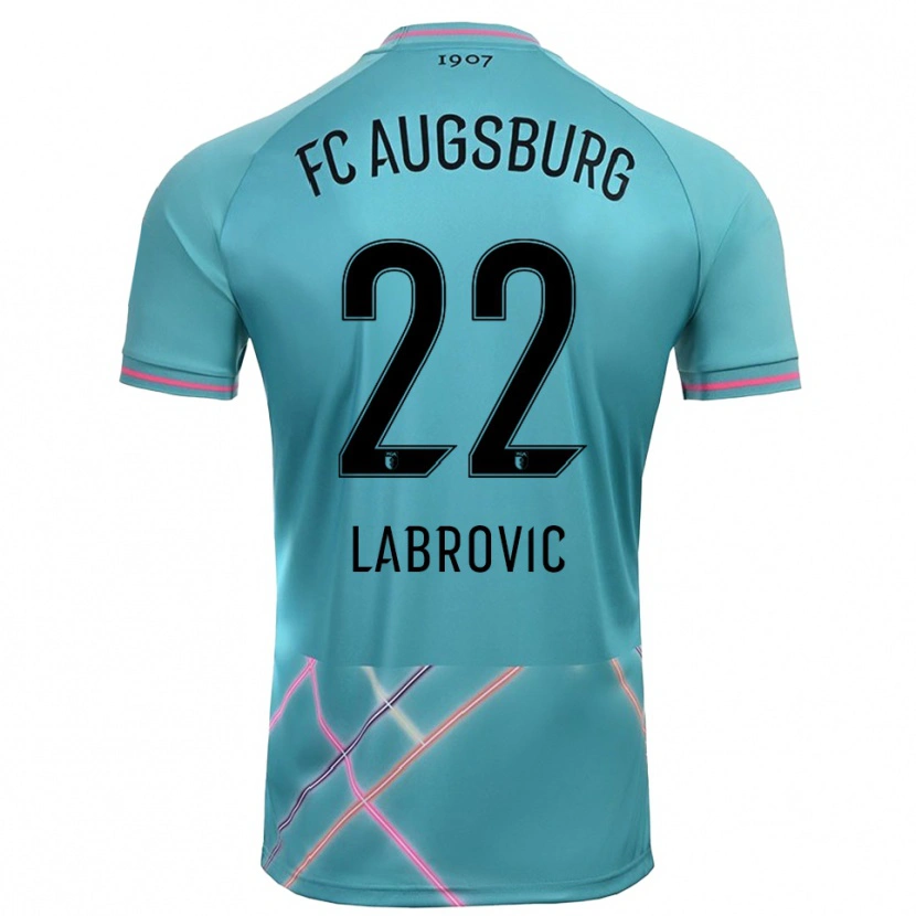 Danxen Børn Nediljko Labrovic #22 Lys Havgrøn Målmandstrøje 2025/26 Trøje T-shirt