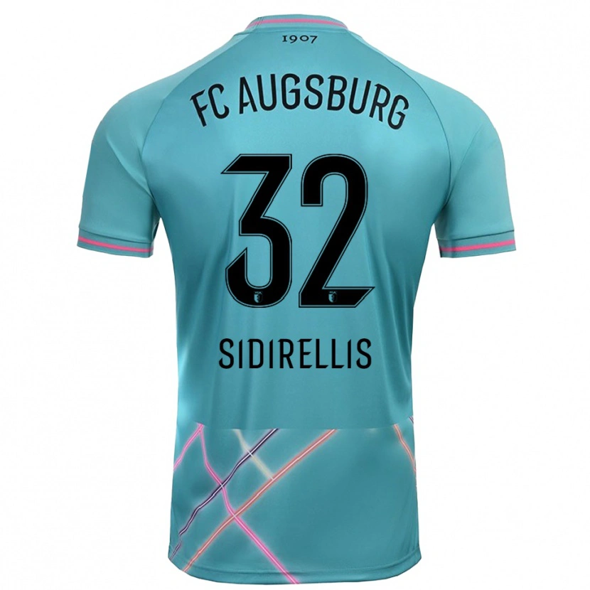 Danxen Børn Konstantinos Sidirellis #32 Lys Havgrøn Målmandstrøje 2025/26 Trøje T-shirt