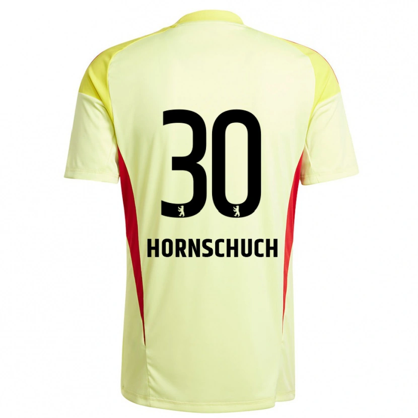 Danxen Børn Sarah Hornschuch #30 Lysegul Sort Målmandstrøje 2025/26 Trøje T-shirt