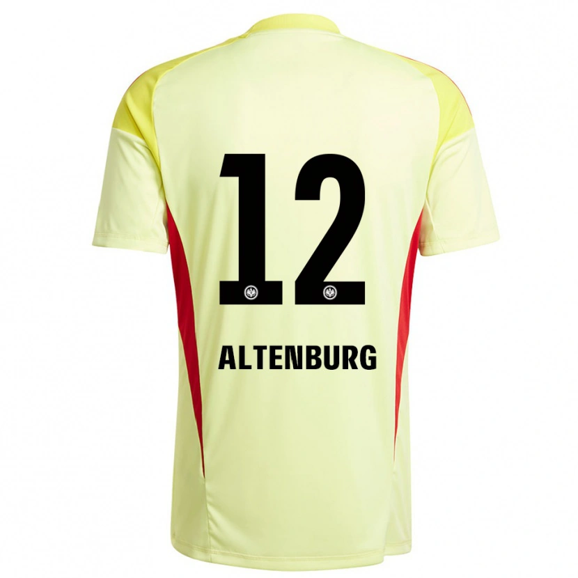 Danxen Børn Lina Altenburg #12 Lysegul Sort Målmandstrøje 2025/26 Trøje T-shirt