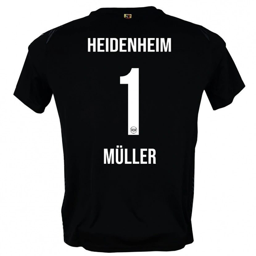 Danxen Børn Kevin Müller #1 Mørkegrå Sort Målmandstrøje 2025/26 Trøje T-shirt