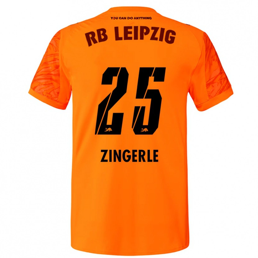 Danxen Børn Leopold Zingerle #25 Orange Rød Målmandstrøje 2025/26 Trøje T-shirt