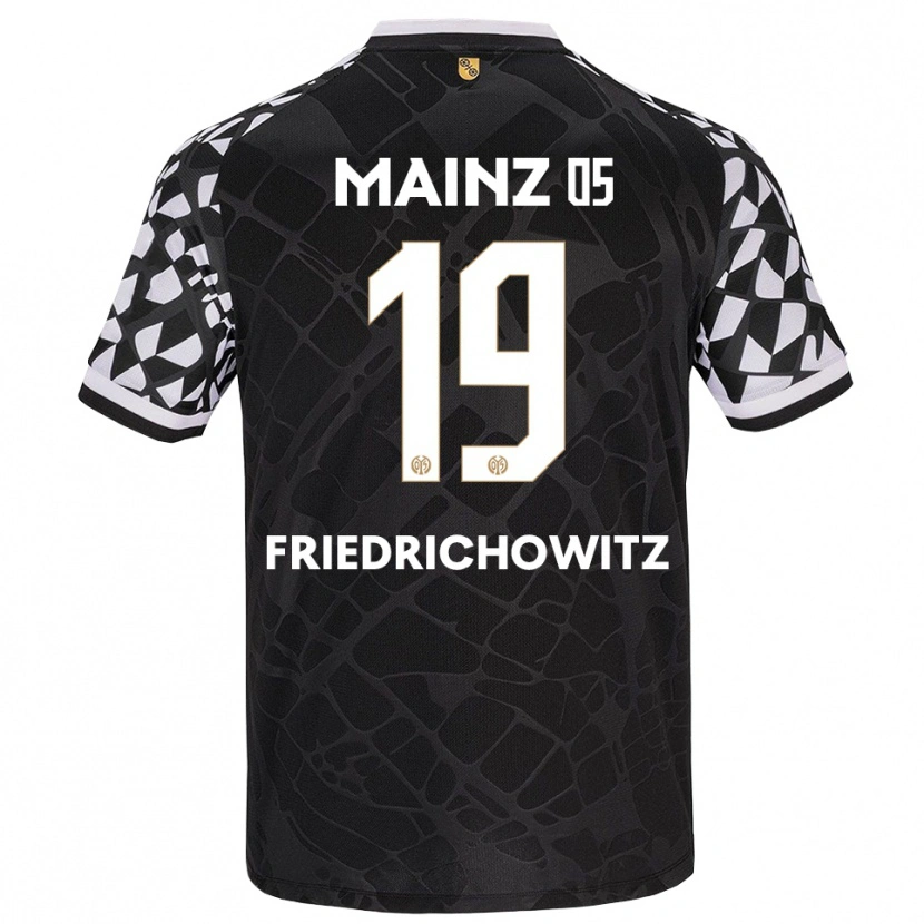 Danxen Børn Anna Friedrichowitz #19 Sort Hvid Målmandstrøje 2025/26 Trøje T-shirt