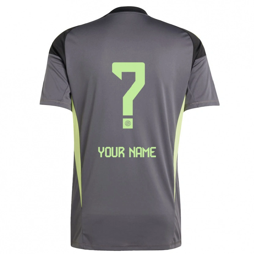 Danxen Børn Bayern Munich Sort Grøn Gul Målmandstrøje 2025/26 Trøje T-shirt