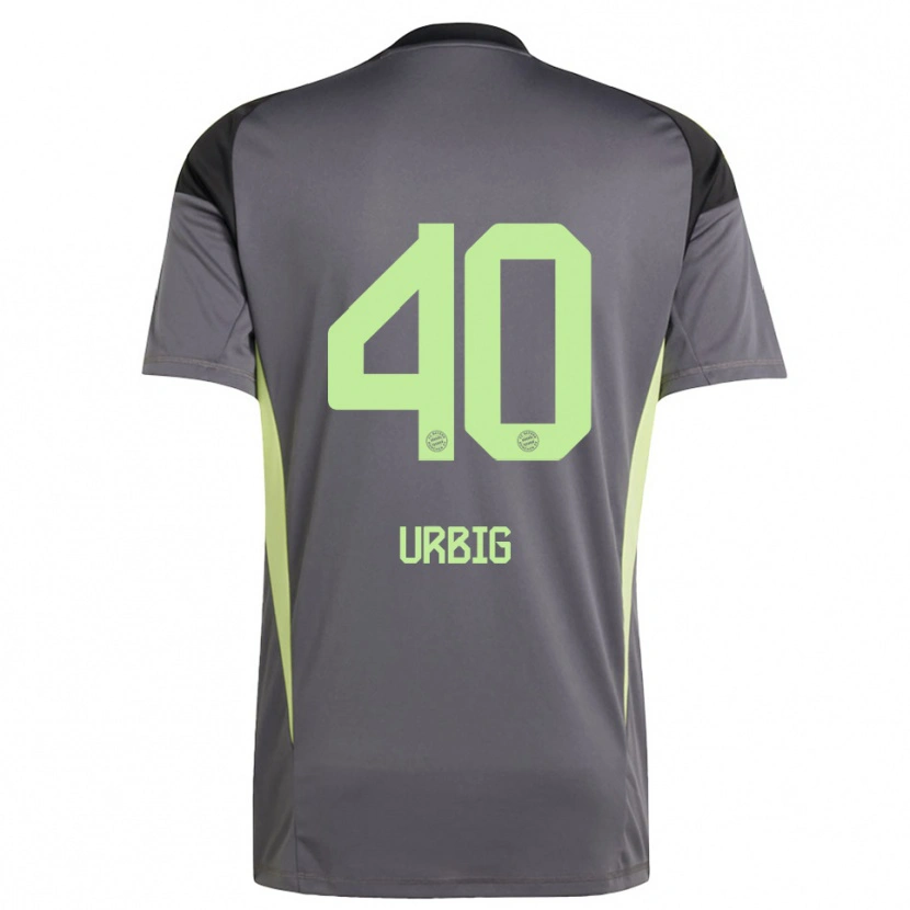 Danxen Børn Jonas Urbig #40 Sort Grøn Gul Målmandstrøje 2025/26 Trøje T-shirt