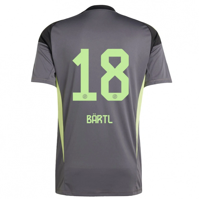 Danxen Børn Jannis Bärtl #18 Sort Grøn Gul Målmandstrøje 2025/26 Trøje T-shirt