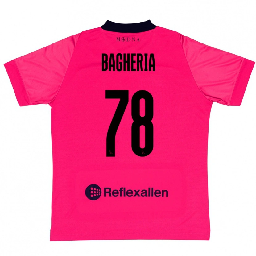 Danxen Børn Fabrizio Bagheria #78 Dybrød Sort Målmandstrøje 2025/26 Trøje T-shirt