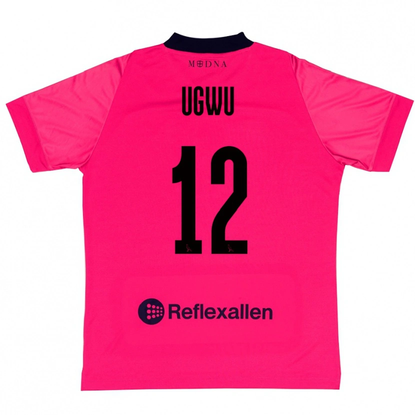 Danxen Børn Ferdinand Ugwu #12 Dybrød Sort Målmandstrøje 2025/26 Trøje T-shirt