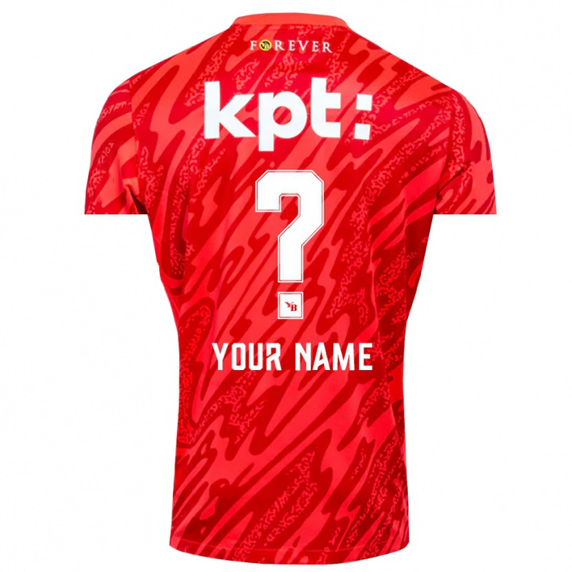 Danxen Børn BSC Young Boys Rød Hvid Målmandstrøje 2025/26 Trøje T-shirt