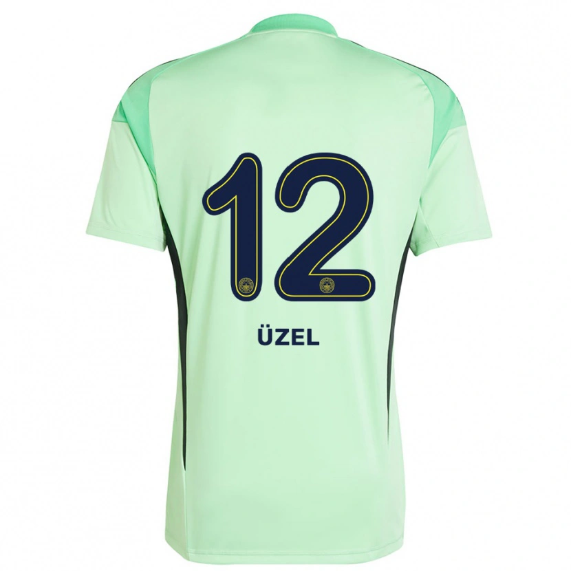 Danxen Børn Nevzat Üzel #12 Lys Grøn Sort Målmandstrøje 2025/26 Trøje T-shirt