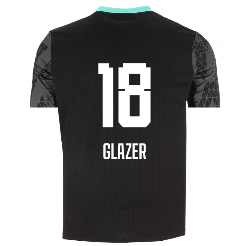 Danxen Børn Omri Glazer #18 Dæmpet Grå Sort Målmandstrøje 2025/26 Trøje T-shirt