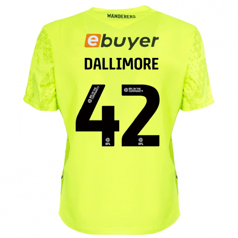 Danxen Børn Jack Dallimore #42 Fluorescerende Grøn Målmandstrøje 2025/26 Trøje T-shirt