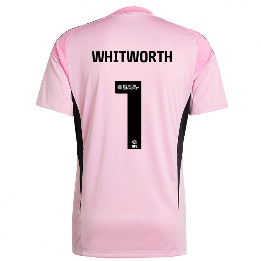 Danxen Børn Joe Whitworth #1 Pink Sort Målmandstrøje 2025/26 Trøje T-shirt