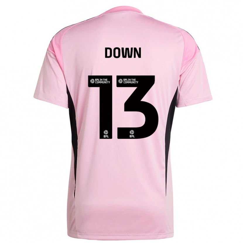 Danxen Børn Sam Down #13 Pink Sort Målmandstrøje 2025/26 Trøje T-shirt