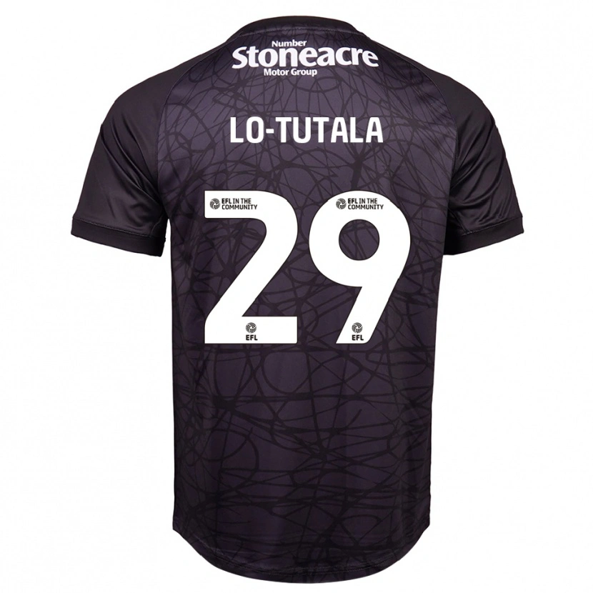 Danxen Børn Thimothée Lo-Tutala #29 Sort Hvid Målmandstrøje 2025/26 Trøje T-shirt