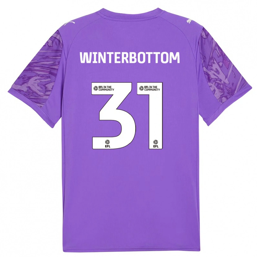 Danxen Børn Ben Winterbottom #31 Mediumslateblue Målmandstrøje 2025/26 Trøje T-shirt