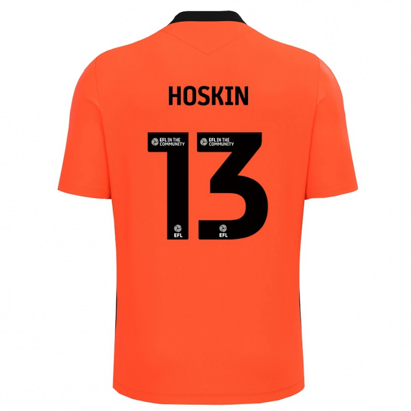 Danxen Børn Owen Hoskin #13 Rød Sort Målmandstrøje 2025/26 Trøje T-shirt