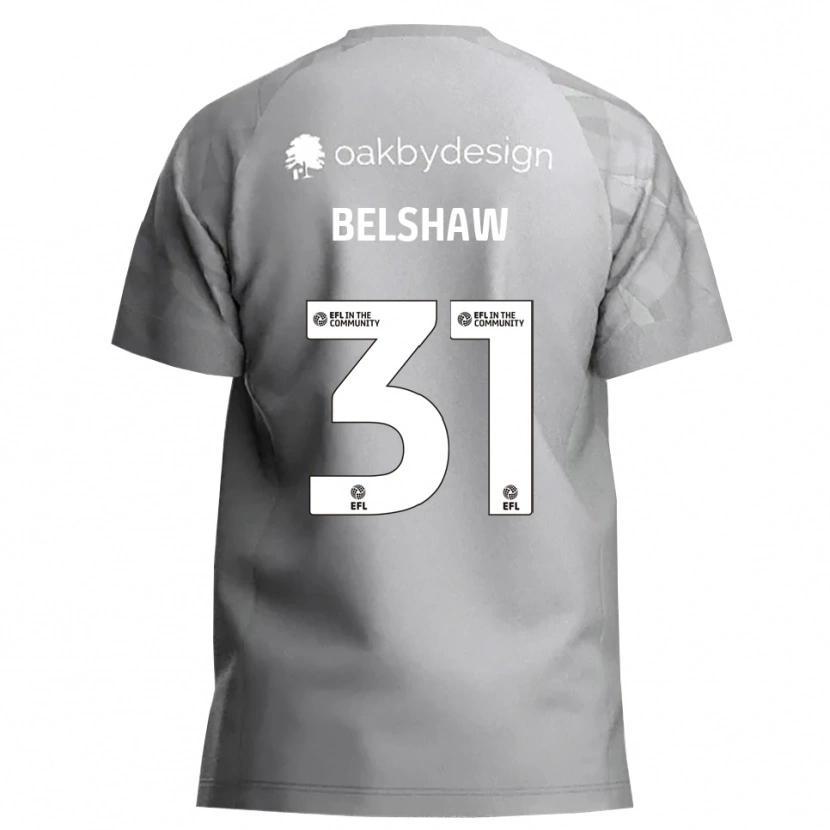Danxen Børn James Belshaw #31 Mørk Grå Målmandstrøje 2025/26 Trøje T-shirt