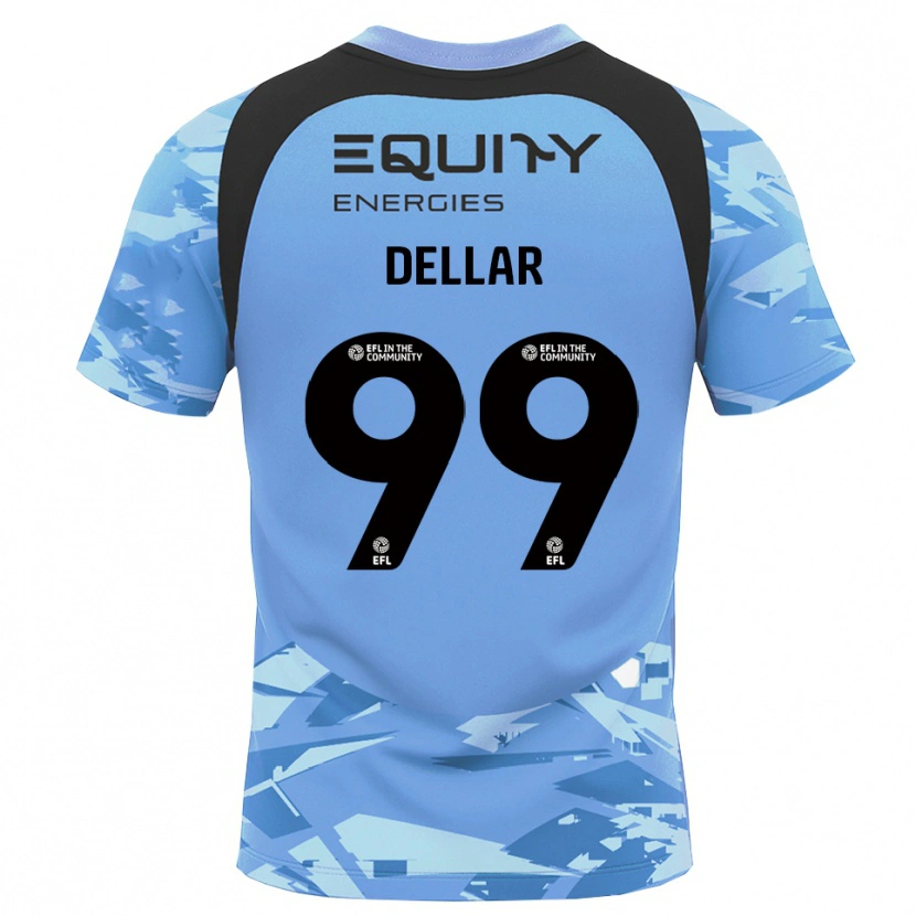 Danxen Børn Megan Dellar #99 Lys Blå Glack Målmandstrøje 2025/26 Trøje T-shirt