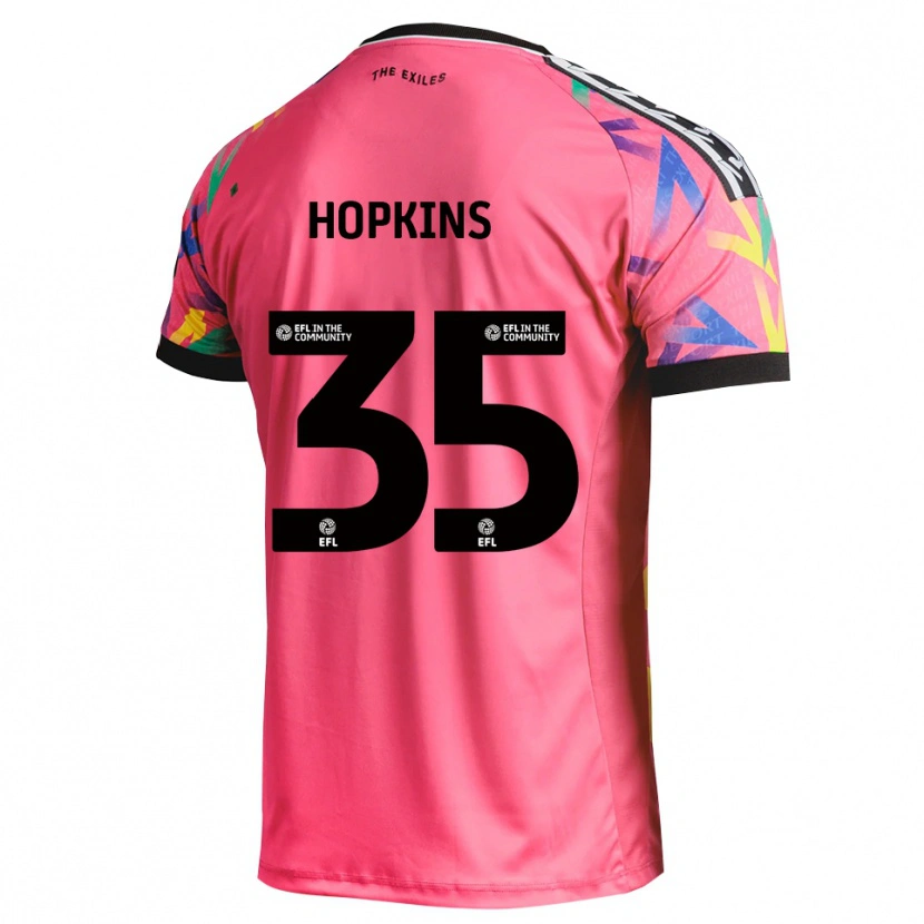 Danxen Børn Bailey Hopkins #35 Magenta Målmandstrøje 2025/26 Trøje T-shirt