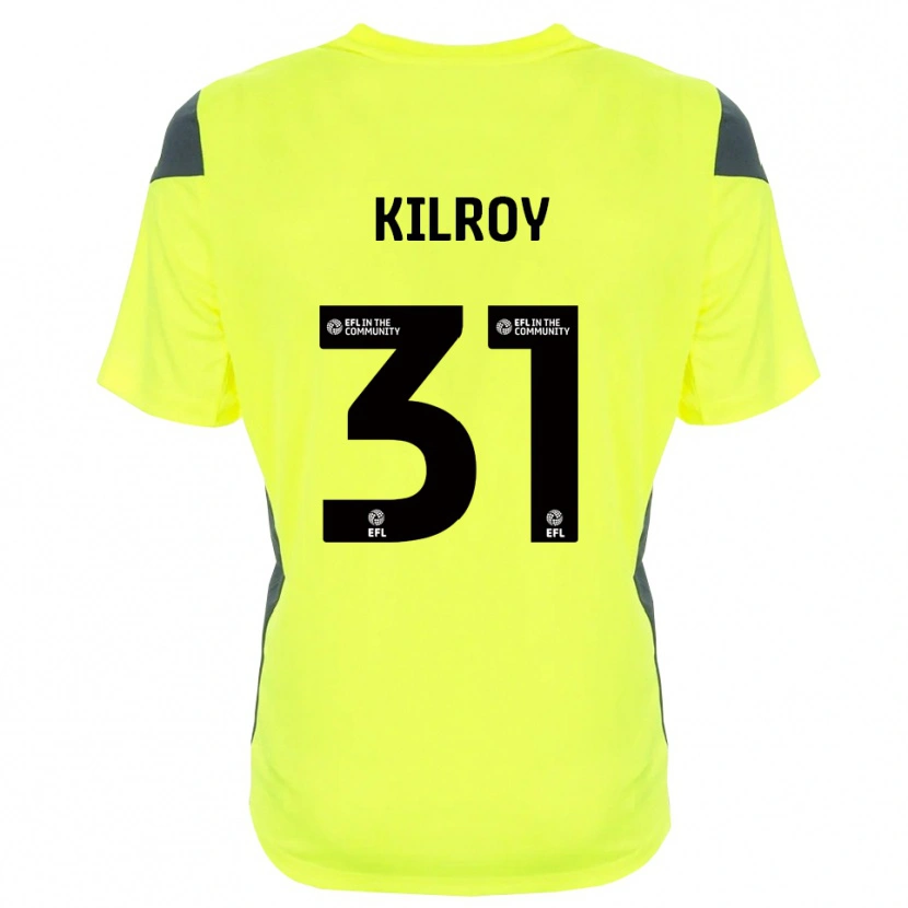 Danxen Børn Jenson Kilroy #31 Fluorescerende Grøn Sort Målmandstrøje 2025/26 Trøje T-shirt