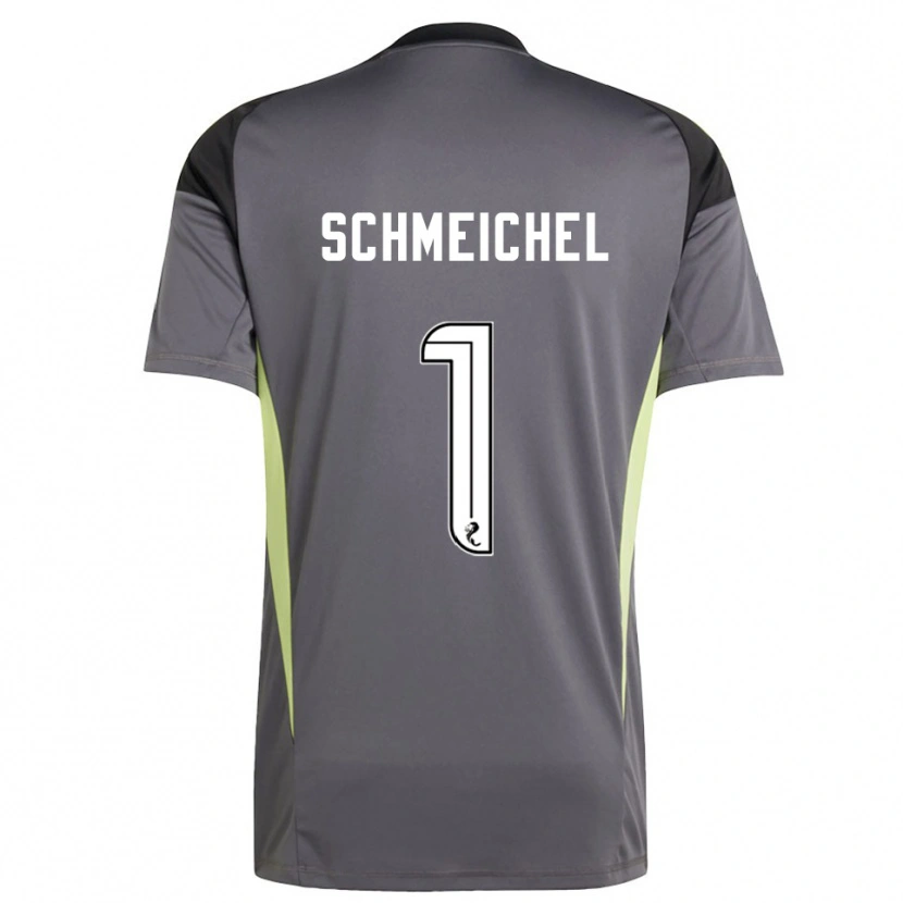 Danxen Børn Kasper Schmeichel #1 Grå Hvid Målmandstrøje 2025/26 Trøje T-shirt