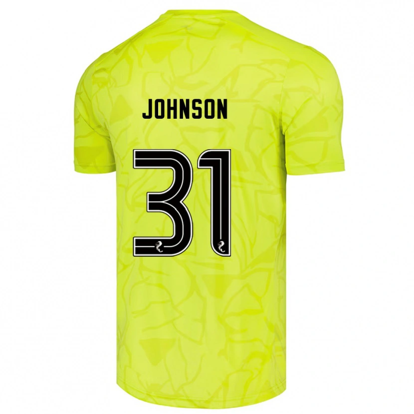 Danxen Børn Murray Johnson #31 Gul Sort Målmandstrøje 2025/26 Trøje T-shirt