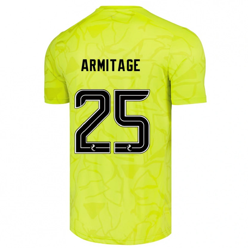 Danxen Børn Rowena Armitage #25 Gul Sort Målmandstrøje 2025/26 Trøje T-shirt