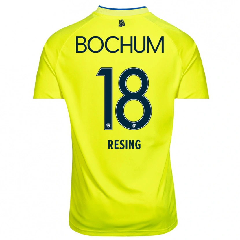 Danxen Børn Svea Resing #18 Gul Grøn Målmandstrøje 2025/26 Trøje T-shirt