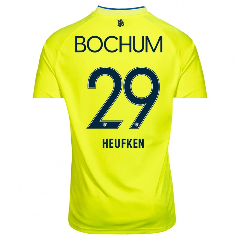 Danxen Børn Jeremias Heufken #29 Gul Grøn Målmandstrøje 2025/26 Trøje T-shirt
