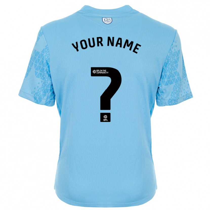 Danxen Børn West Bromwich Albion Skyblå Sort Målmandstrøje 2025/26 Trøje T-shirt