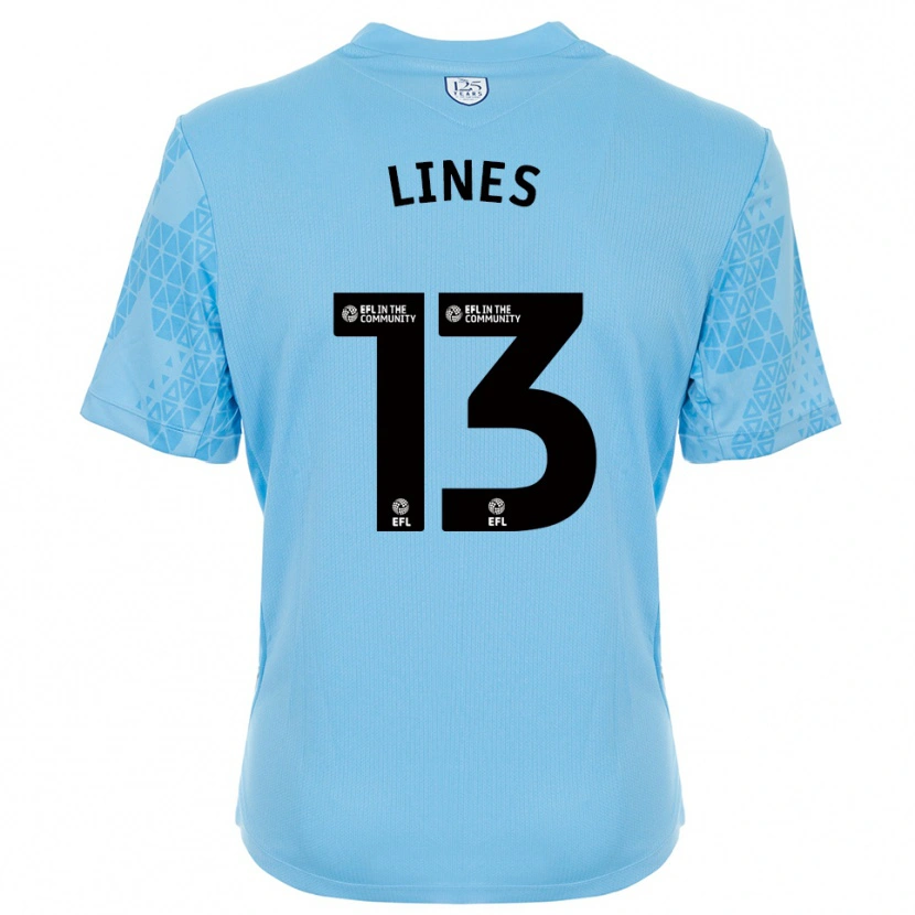 Danxen Børn Jack Lines #13 Skyblå Sort Målmandstrøje 2025/26 Trøje T-shirt