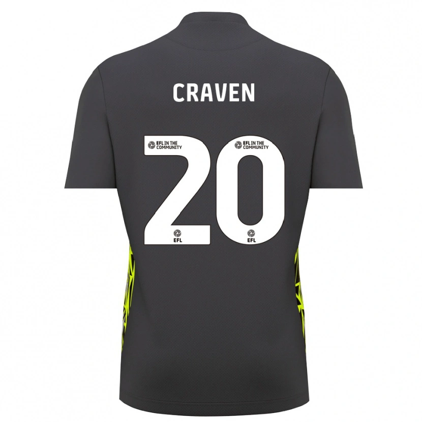 Danxen Børn Lizzie Craven #20 Grå Skovgrøn Målmandstrøje 2025/26 Trøje T-shirt