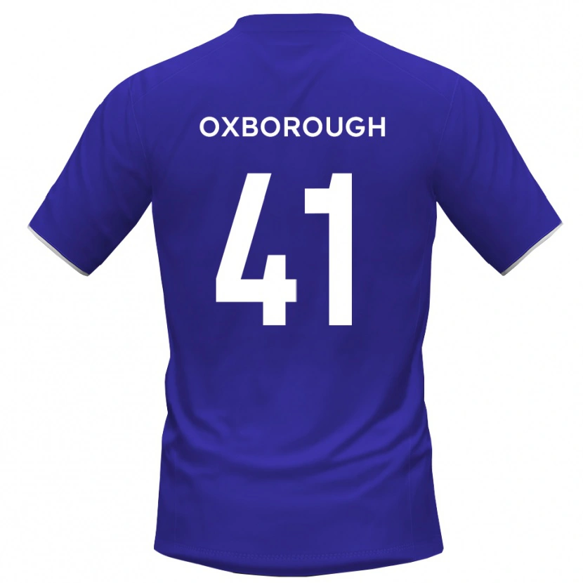 Danxen Børn Ewan Oxborough #41 Kongeblå Målmandstrøje 2025/26 Trøje T-shirt