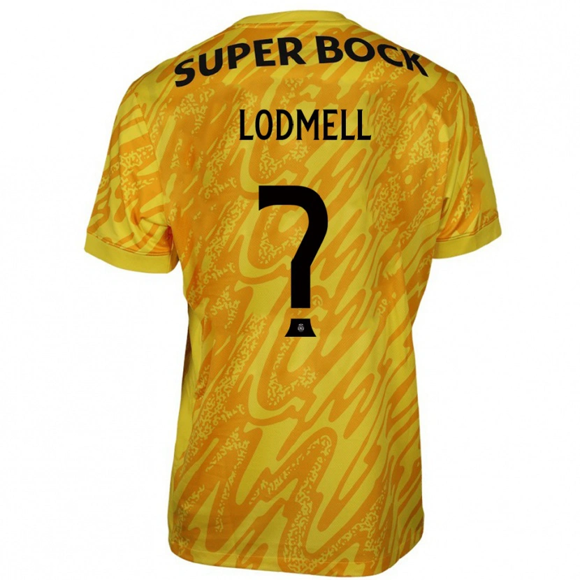 Danxen Børn William Lodmell #0 Gul Orange Målmandstrøje 2025/26 Trøje T-shirt