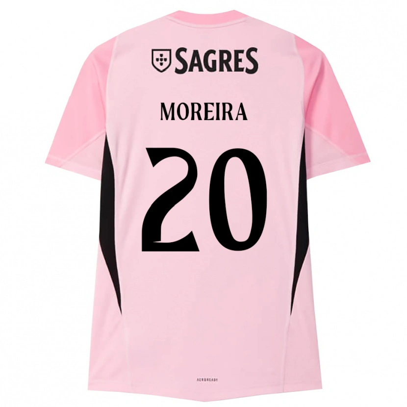 Danxen Børn André Moreira #20 Pink Sort Målmandstrøje 2025/26 Trøje T-shirt