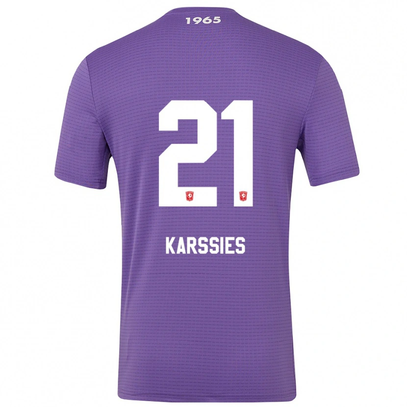 Danxen Børn Sam Karssies #21 Medium Lilla Målmandstrøje 2025/26 Trøje T-shirt