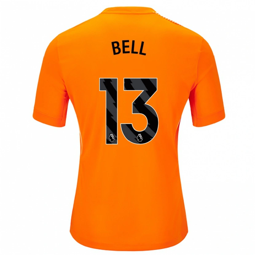Danxen Børn Toby Bell #13 Orange Sort Målmandstrøje 2025/26 Trøje T-shirt