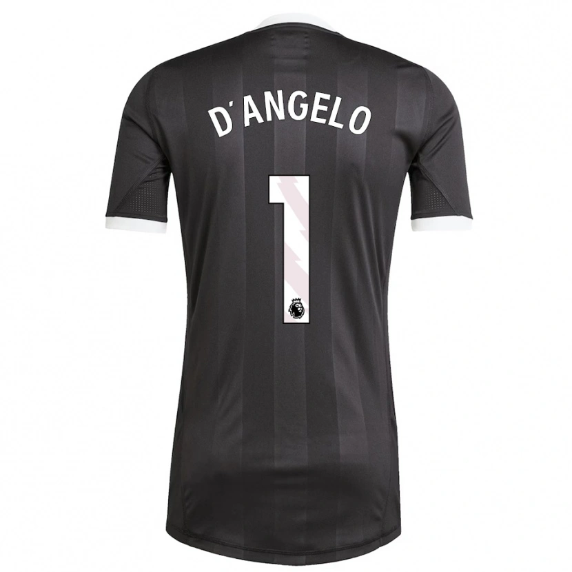 Danxen Børn Sabrina D'angelo #1 Sort Hvid Målmandstrøje 2025/26 Trøje T-shirt