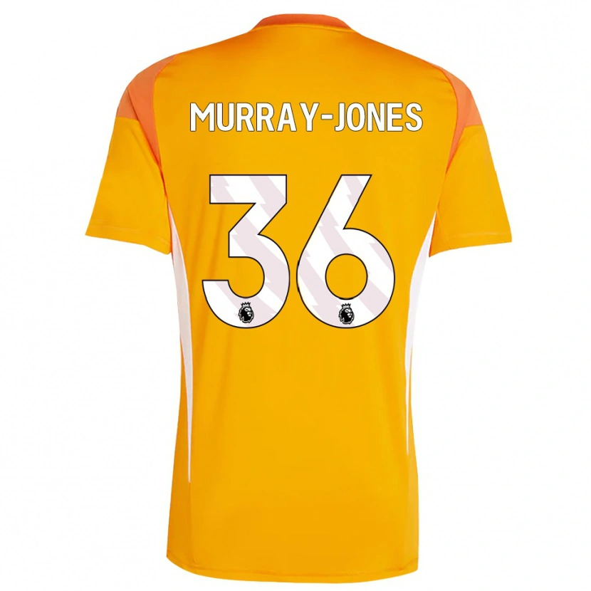 Danxen Børn George Murray-Jones #36 Orange Hvid Målmandstrøje 2025/26 Trøje T-shirt