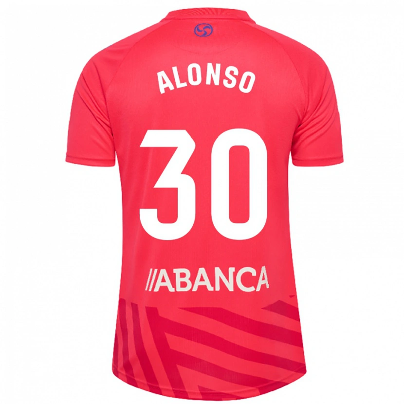 Danxen Børn Adriana Alonso #30 Rød Hvid Målmandstrøje 2025/26 Trøje T-shirt