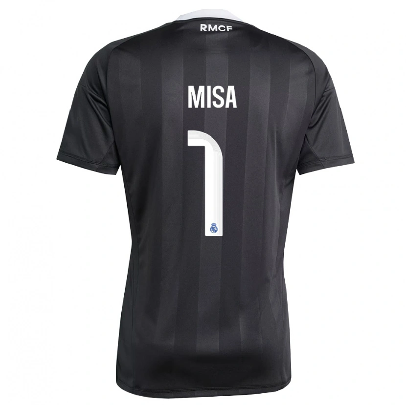 Danxen Børn Misa Rodríguez #1 Sort Hvid Målmandstrøje 2025/26 Trøje T-shirt