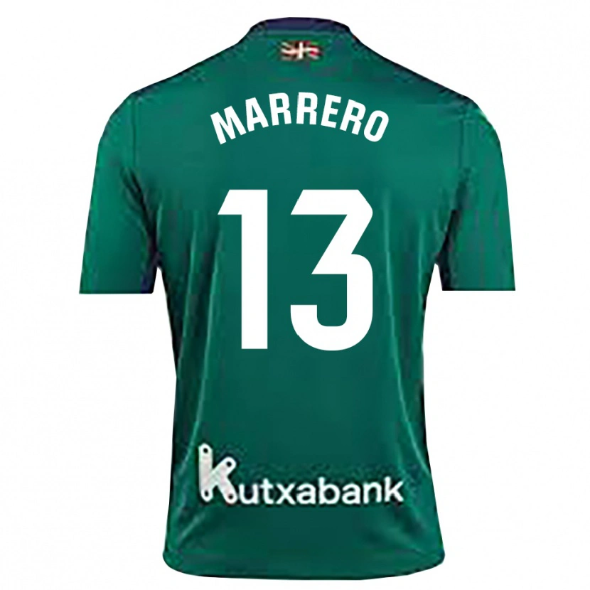 Danxen Børn Unai Marrero #13 Marineblå Grøn Målmandstrøje 2025/26 Trøje T-shirt