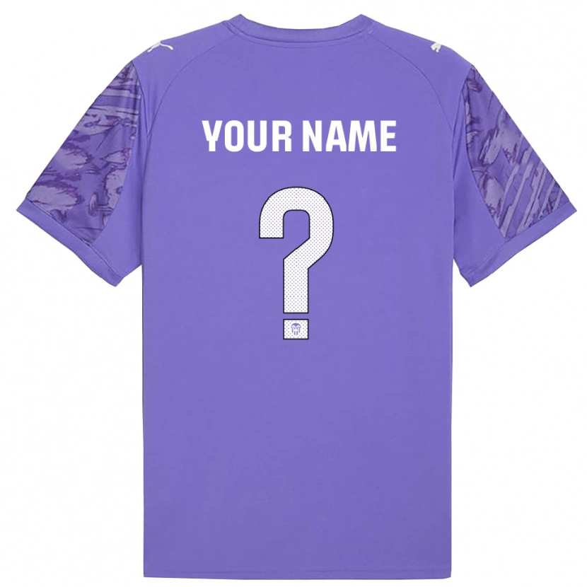 Danxen Børn Valencia Lilla Hvid Målmandstrøje 2025/26 Trøje T-shirt