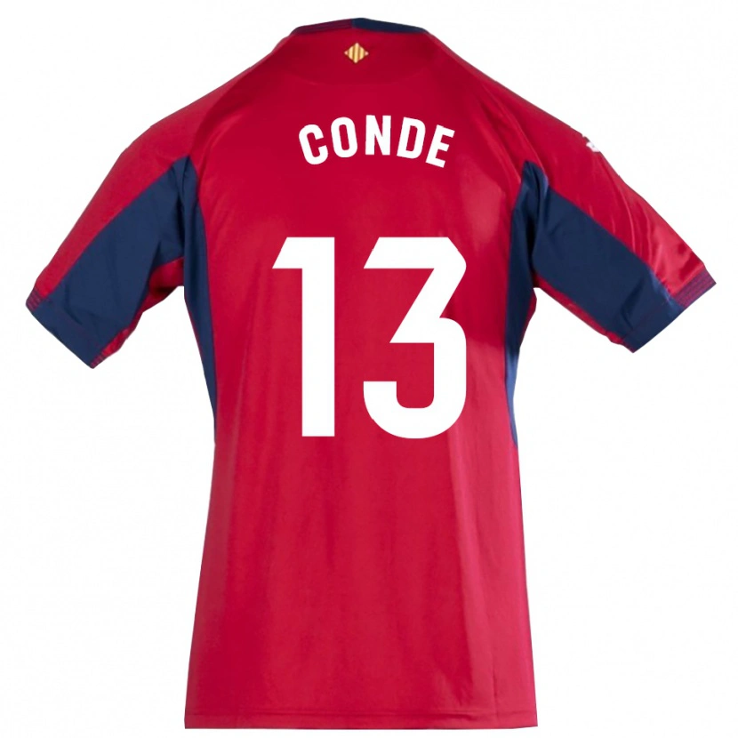 Danxen Børn Diego Conde #13 Kongeblå Rød Målmandstrøje 2025/26 Trøje T-shirt